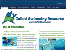 Tablet Screenshot of infantswimsc.com